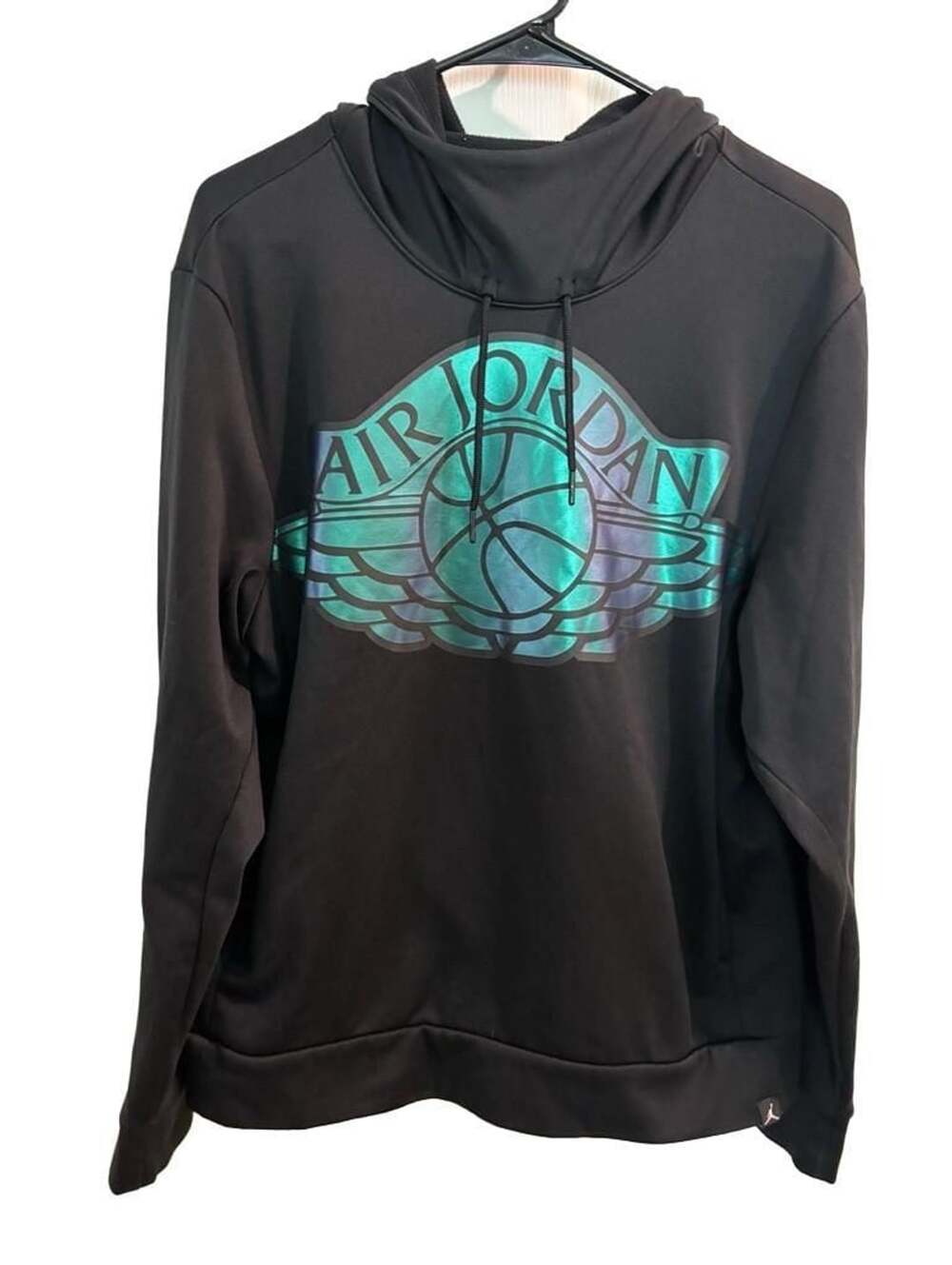 Jordan Wings All Star Men's Medium Black Training Casual Pullover Hoodie